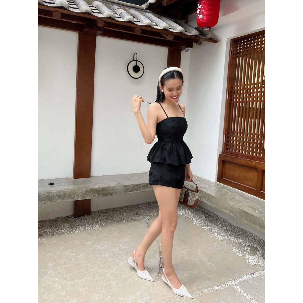 Set Nữ Áo Babydoll 2 Strings , Chất Vải Lưới Dẻo Thoải Mái , WSD000364 , SOMEHOW