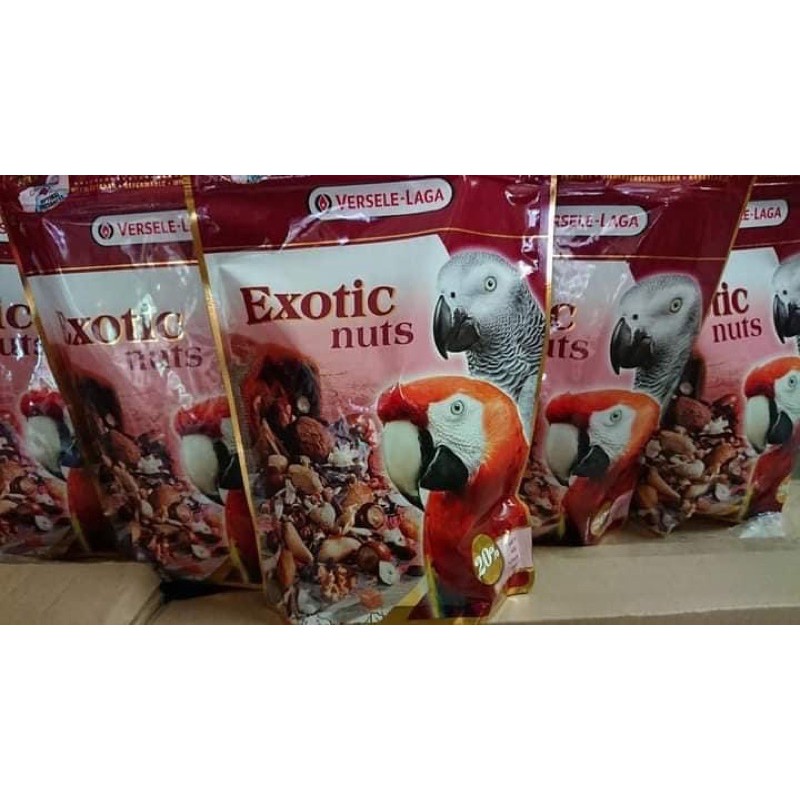 Hạt Exotic nuts cho Vẹt gói nguyên seal 750g