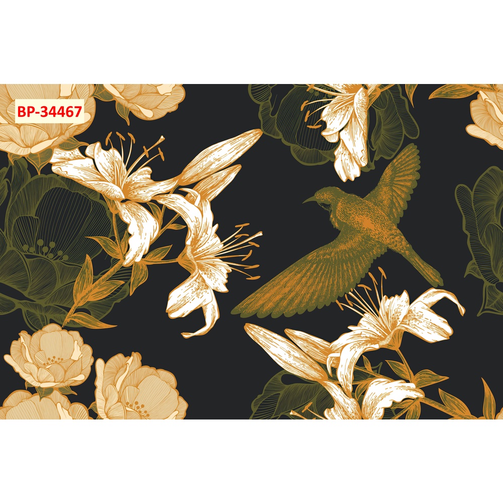 Tranh 3D Dán Tường INDOCHINE Phòng Khách, Phòng Ngủ  độc đáo