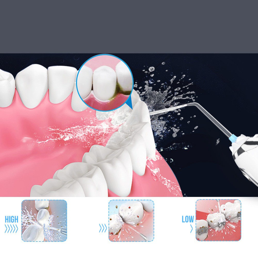 Máy tăm nước H2OFLOSS HF-6, tăm nước du lịch cầm tay HF6 bảo hành chính hãng