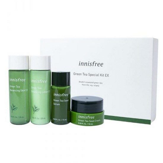 Set Dưỡng Da Mini Innisfree Green Tea Kit EX (4sp)