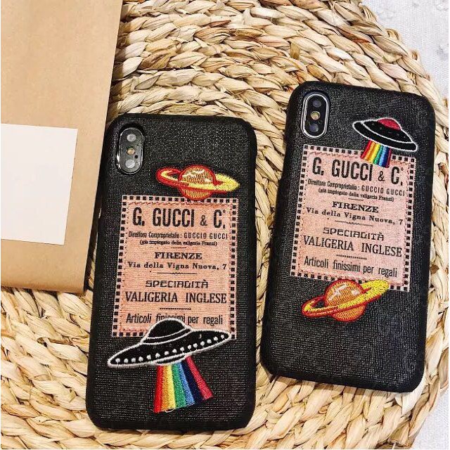 Ốp điện thoại cứng họa tiết UFO Gucci cho IPHONE 6/6S/6P/6SP/7/8/7P/8PLUS/X/XS/XS MAX/XR/11/11 PRO/11 PRO MAX