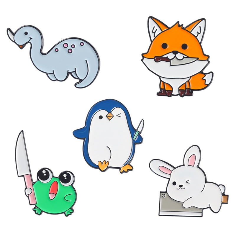 Tmdbyx Ghim Cài Áo Hình Động Vật Hoạt Hình Đáng Yêu
