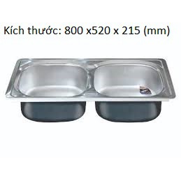 Chậu rửa bát inox Đại Thành DX12052