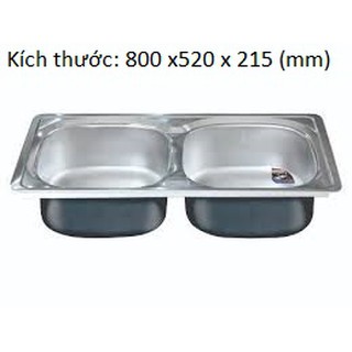 Chậu rửa bát inox Đại Thành DX12052