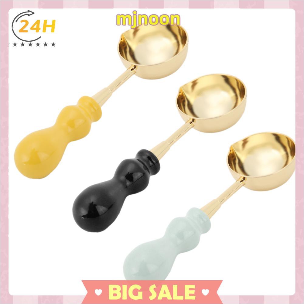 Muỗng Nung Sáp Bằng Gỗ Cổ Điển