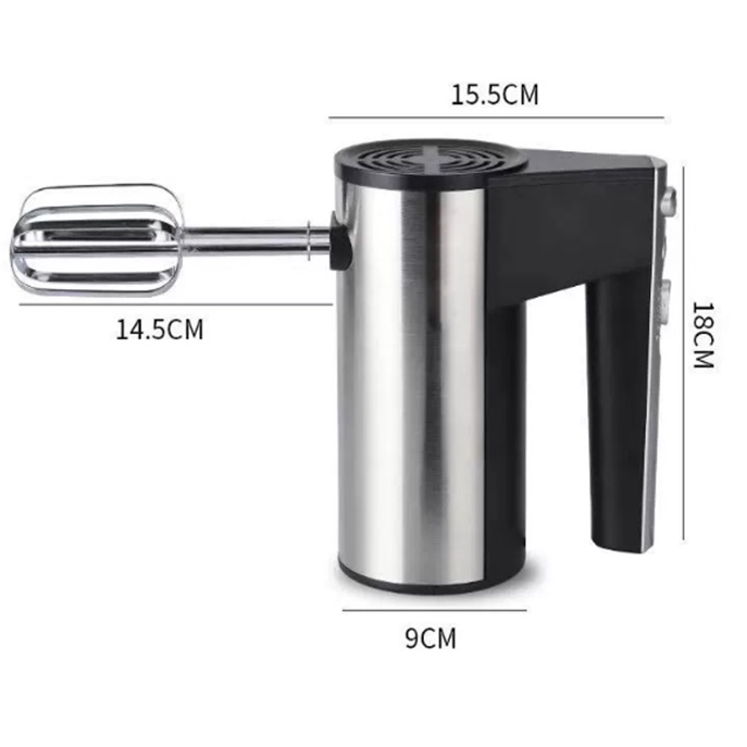 Máy Đánh Trứng Cỡ Lớn, Tự Động Nhồi Bột Làm Bánh - Tặng Kèm 4 Que