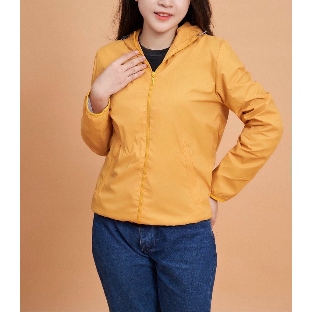 Áo khoác gió nữ 2 lớp