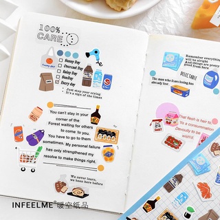 Sticker/nhãn dán đồ vật mini trang trí sổ/bullet journal