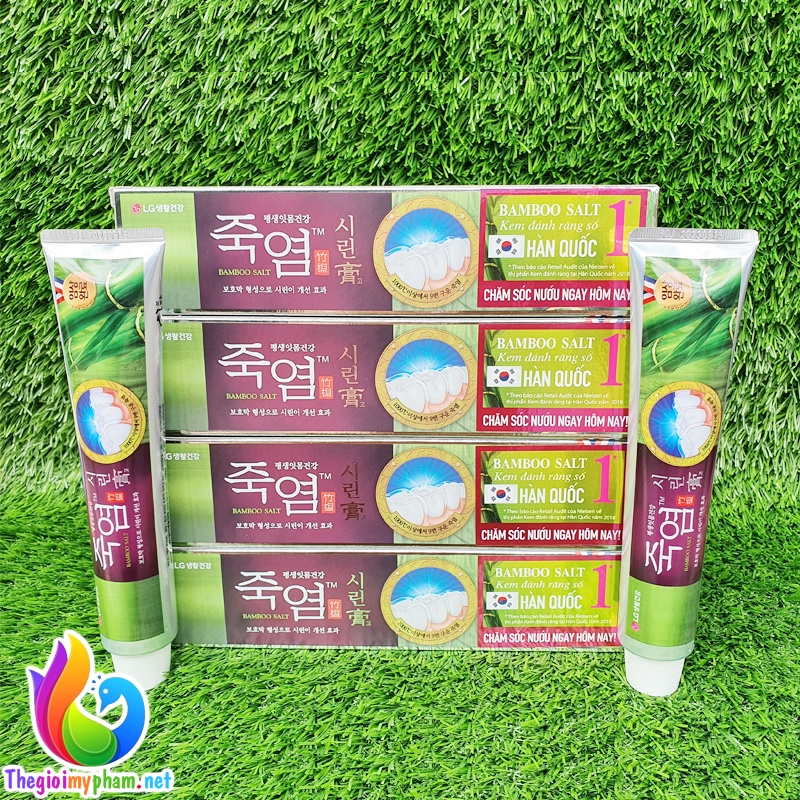 Combo 2 Kem Đánh Răng Muối Tre Chống Ê Buốt Hàn Quốc 140g