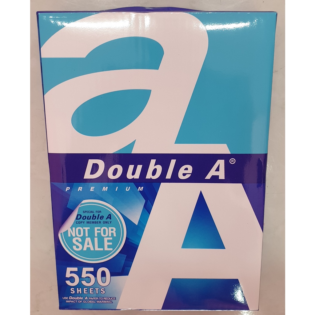 Giấy in trắng Double A 70gsm / Double A 80gsm (550 tờ) - giấy photo