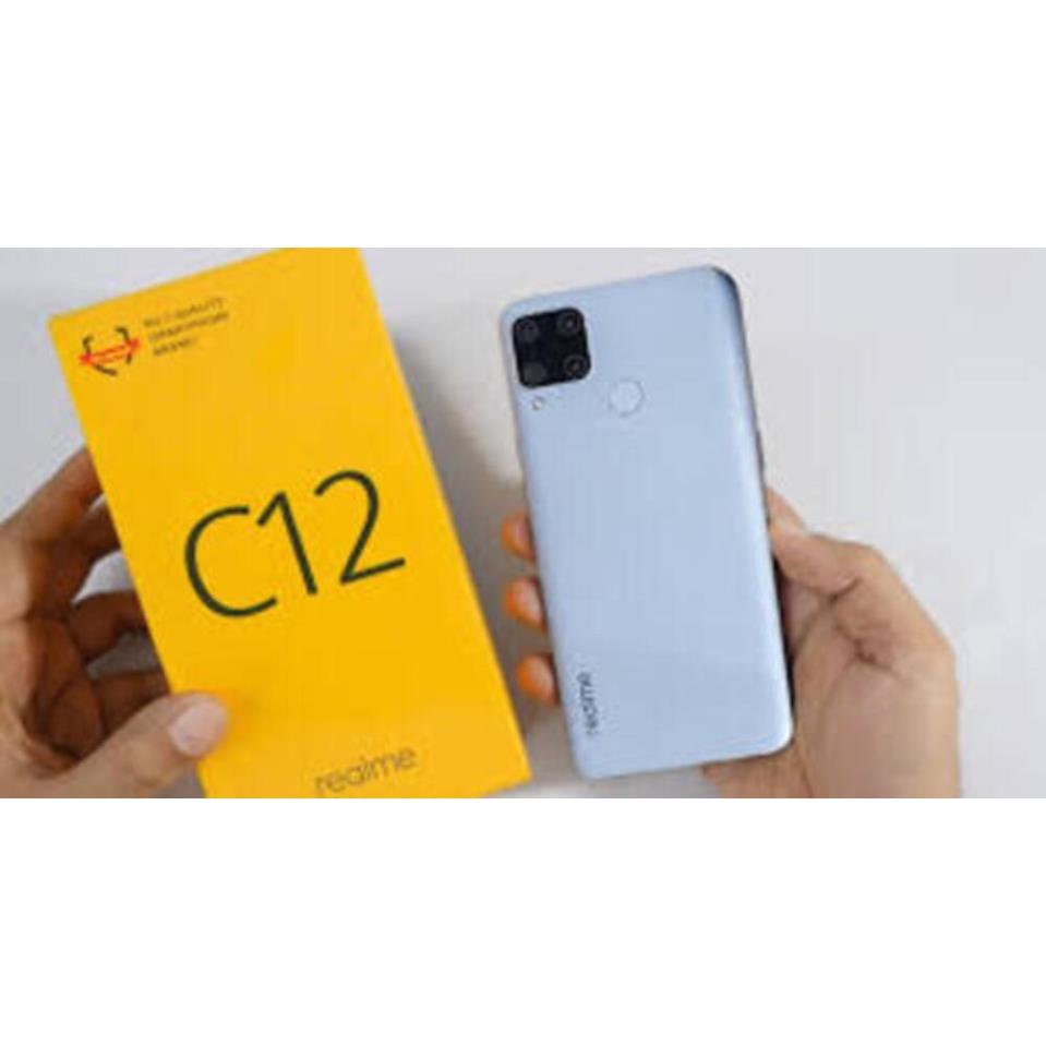 điện thoại Realme C12 ram 4G rom 64G 2sim Chính Hãng, Cấu hình Cao ngất, cày Game nặng siêu mượt