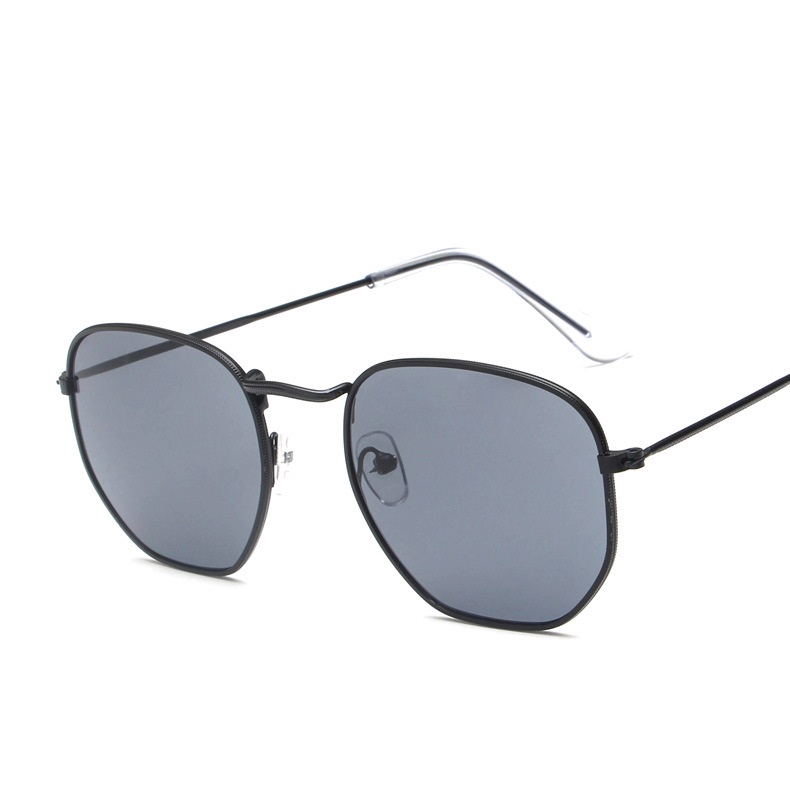 Kính Mát Gọng Kim Loại Chống Tia UV400 Phong Cách Cổ Điển