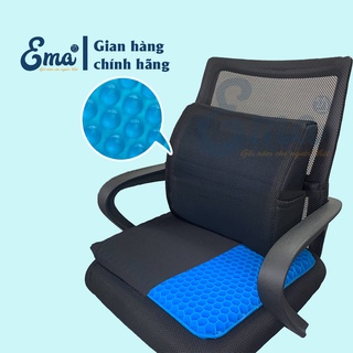Mua Bộ gối tựa lưng có gel lạnh & đệm lót mông ghế văn phòng 3D Silicon SP04 EMA