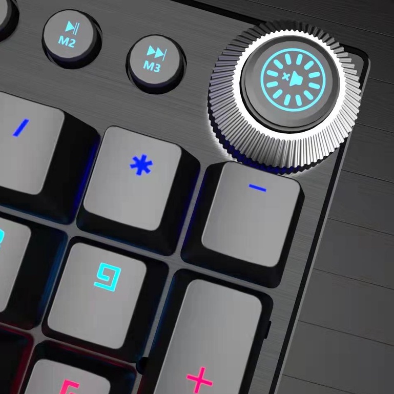 bàn phím máy tính LEAVEN K990 PRO Hiệu ứng ánh sáng LED RGB mát mẻ có dây 104 phím trò chơi văn phòng Bàn phím cơ