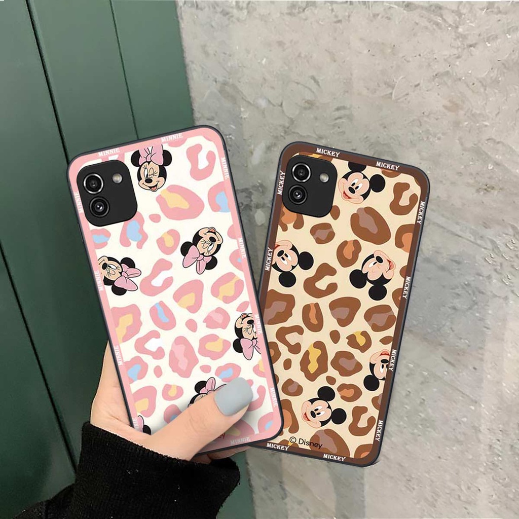 Ốp lưng điện thoại Samsung A03 hình mic key min nie mouse thời trang, vỏ ốp rẻ đẹp