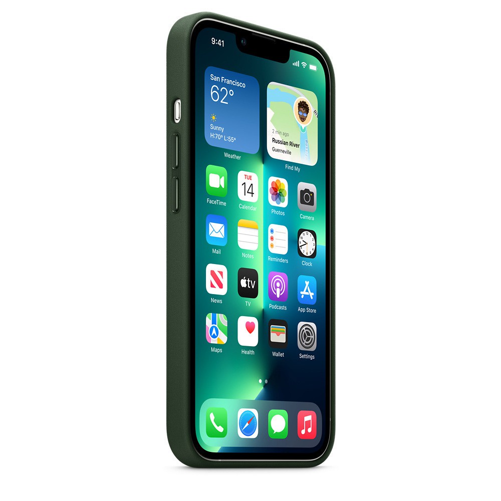 Bao Da Điện Thoại hỗ trợ sạc không dây 2021 Có Khóa Từ Tính Cho iPhone 13 Mini iPhone 13 Pro Max