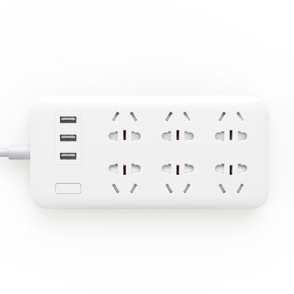 Ổ cắm Xiaomi ZMI Power Strip 6 cổng 2 USB CX05 - Ổ cắm điện Xiaomi Mi Power Strip 6 cổng 3 USB ZMI CX05