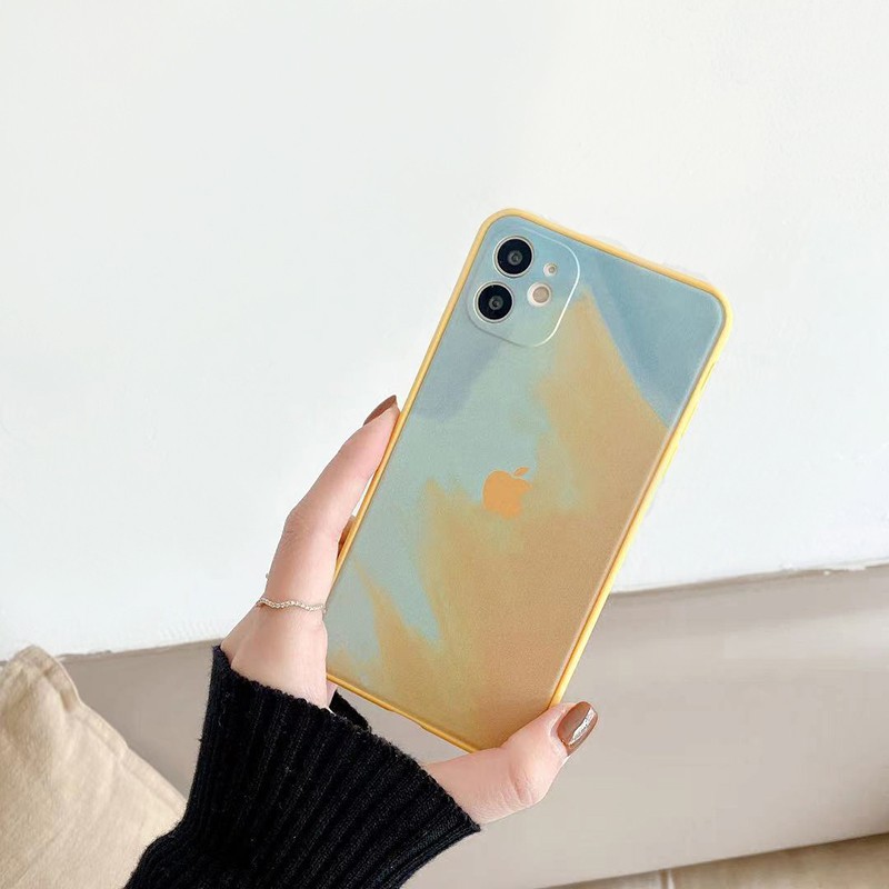 Ốp Điện Thoại Mềm Bảo Vệ Ống Kính Máy Ảnh Màu Nước Cho Iphone 11 Pro Max Xs Max X Xs Xr Se2 7 8 Plus (24 Giờ) Road999Xx.My108356672