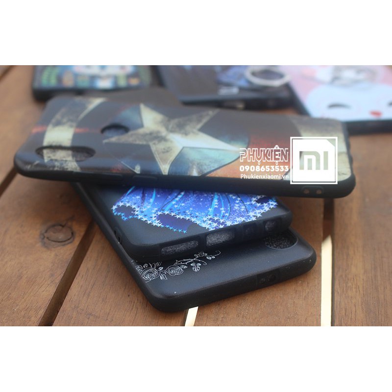 Ốp lưng dùng Xiaomi Redmi Note 5 Hình 3D NEW nhựa TPU dẻo - Kèm Dây + iRing Số 3