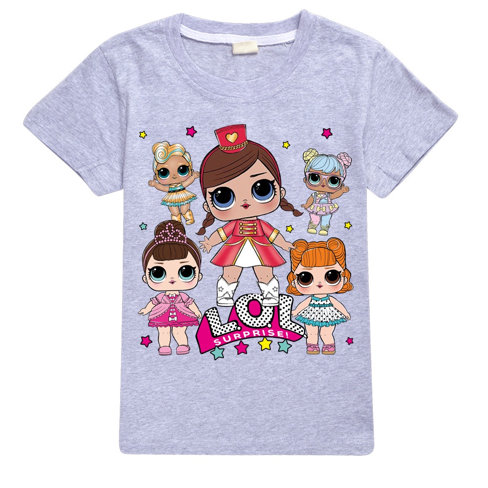 Áo thun trẻ em 💖Áo cotton mát mịn họa tiết Búp Bê LOL thương cho bé trai và bé gái - SSSHOP 01