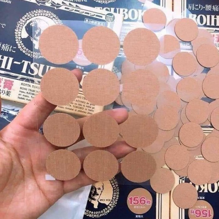 Cao Dán Huyệt Đạo Roihi Tsuboko 156 Miếng Nhật Bản - Miếng Dán Giảm Đau Xương Khớp - nhuquynhdart