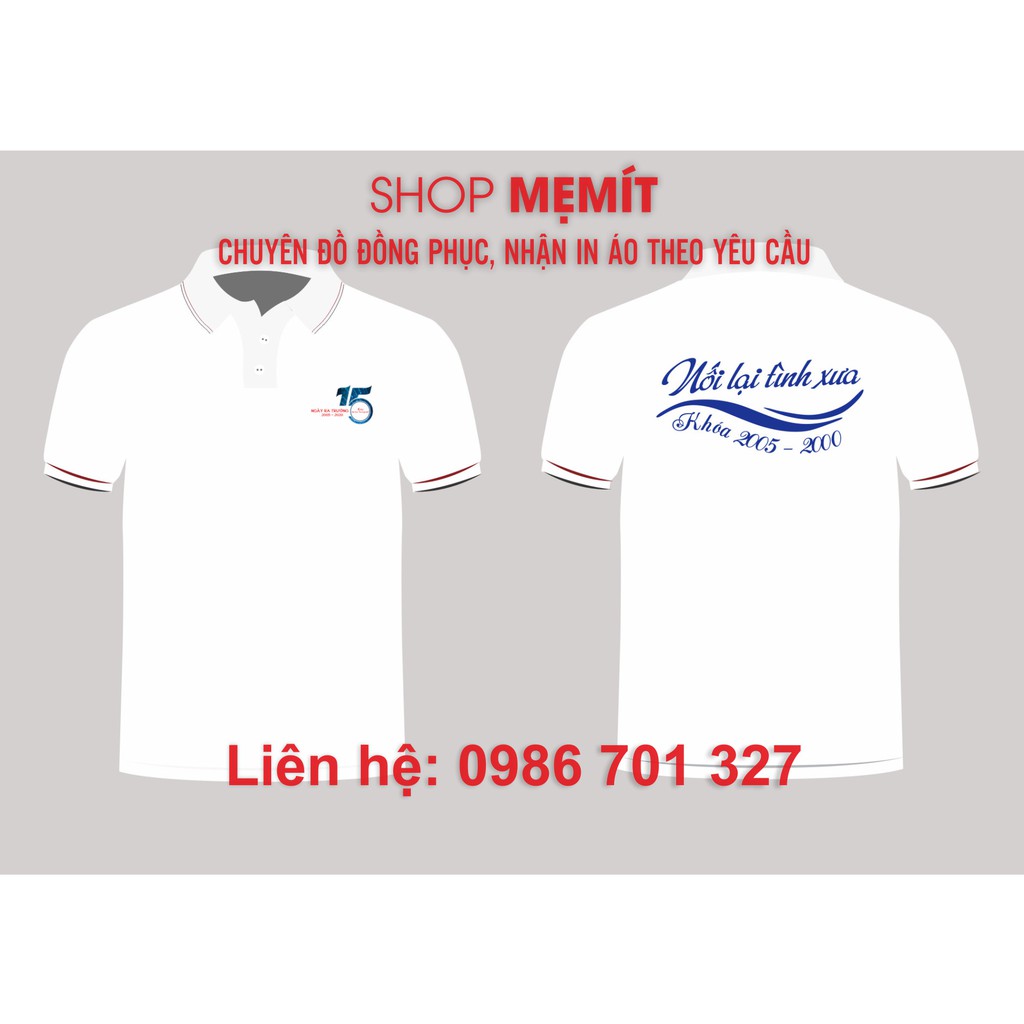 Áo Nhóm Họp Lớp - Tổ Chức Sự Kiện - Cotton Đẹp - Hàng may chuẩn