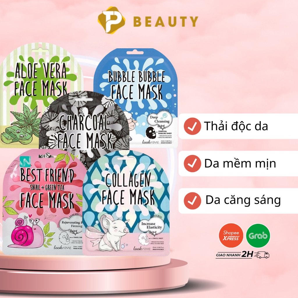 Mặt Nạ Dưỡng Da Thải Độc Bubble Bubble Face Mask Look At Me