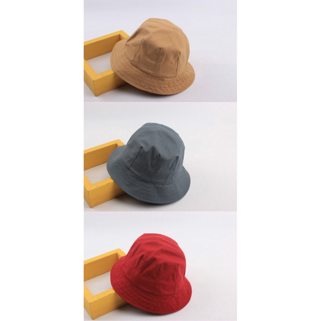 Japan and South Korea plain simple solid color fashion fisherman's hat new stars with the same fisherman's hat