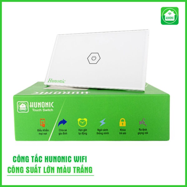 Công tắc thông minh Wifi Công suất lớn 2500W cho bình nóng lạnh, điều hòa...
