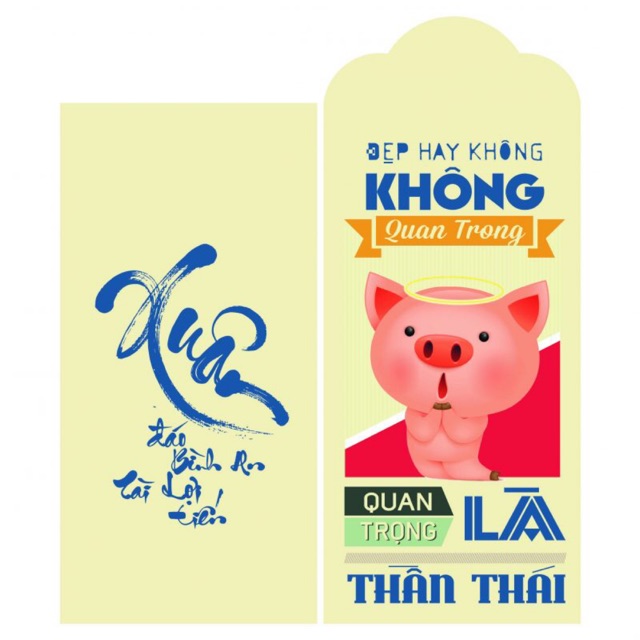Bao lì xì mẫu mã đa dạng. Mà đặc biệt quá đẹp luôn ý. Ko đẹp ko ưng hoà tiền. Kích thước khỏi lo. Số lượng khỏi bàn. Ib