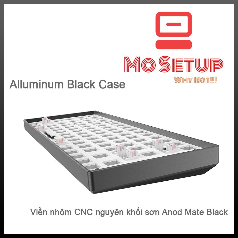 KIT Bàn phím cơ Case Aluminum GK84- TESTER84 DIY - Layout 84 chưa bao gồm Switch và Keycap ko