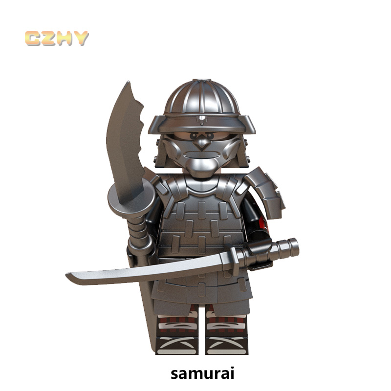 Bộ Đồ Chơi Lắp Ráp Mô Hình Chiến Binh Samurai Mini Cho Bé