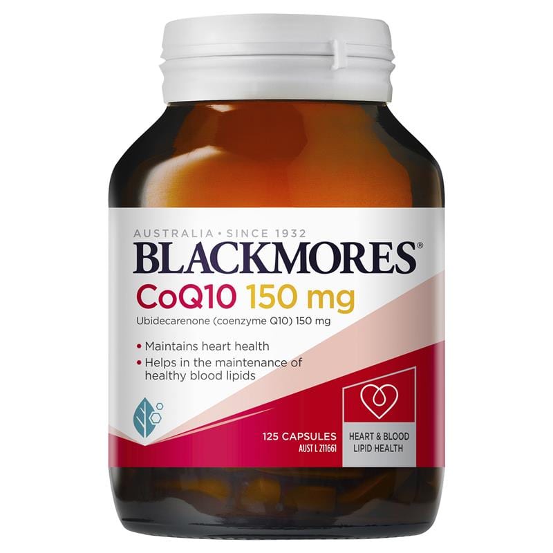 Viên Uống Bổ Tim CoEnzym Q10 Blackmores 300mg và 150mg (30 Viên)