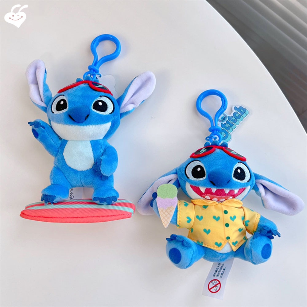 Đồ chơi nhồi bông Hình Nhân Vật Hoạt Hình Stitch Dễ Thương 10cm