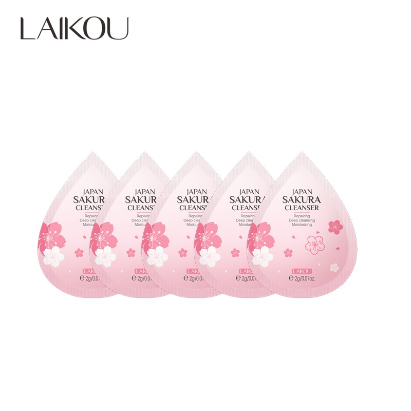 LAIKOU Sakura Facial Cleanser 2g x 5pieces