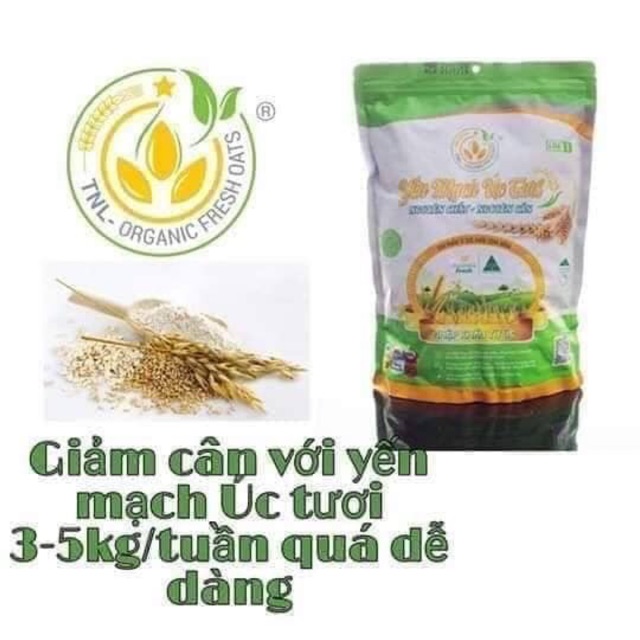 Giảm cân đẹp da - Combo 2kg Yến mạch tươi nguyên chất loại 1