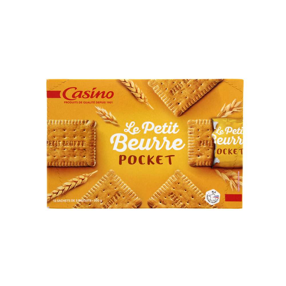 Bánh Quy Beurre Pocket Casino 300g Nhập Khẩu - Casino Le Petit Beurre Pocket