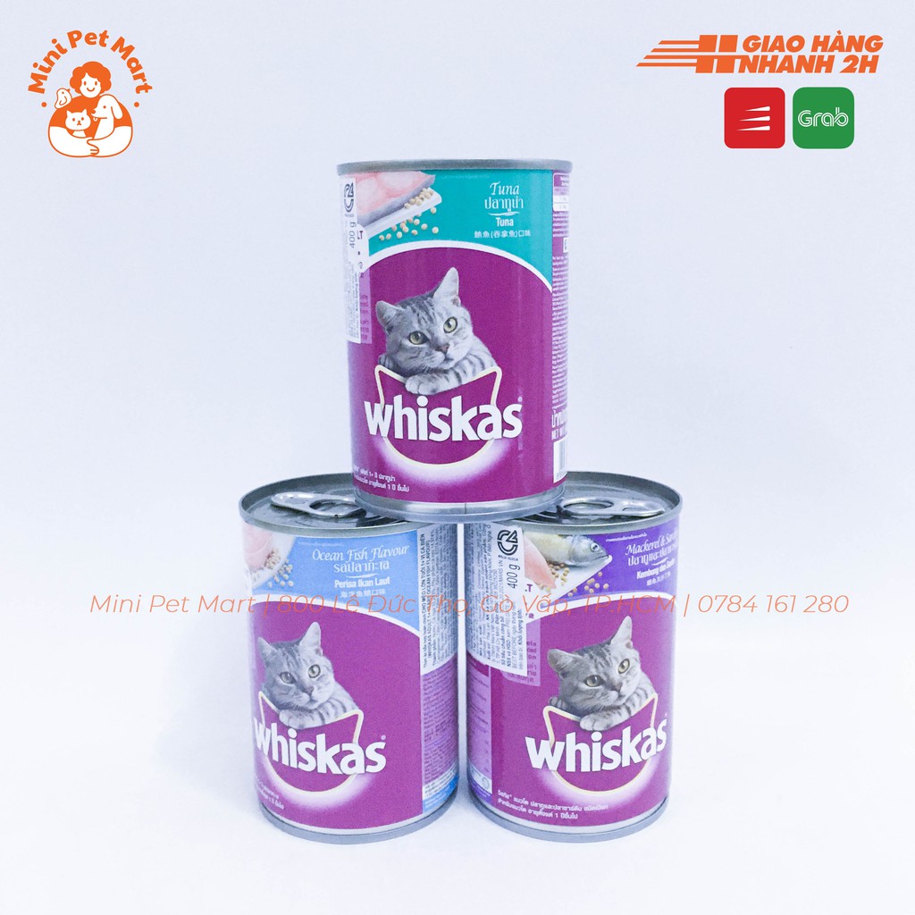 Pate cho mèo WHISKAS 400g