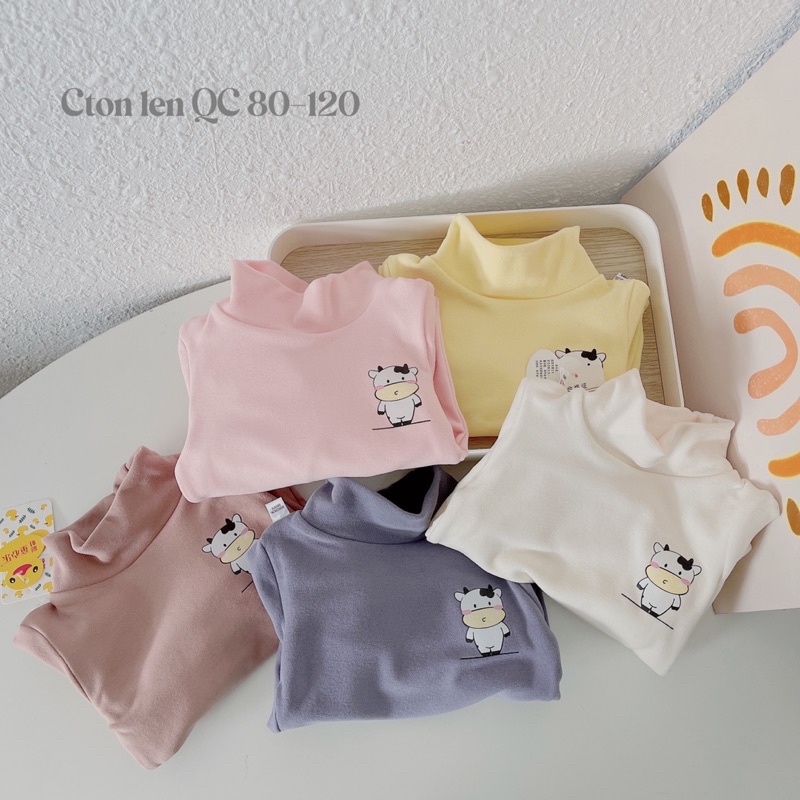 Áo giữ nhiệt cổ 3 phân hàng qc cho bé trai ,bé gái
