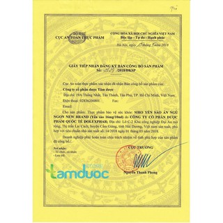 Siro Yến sào ăn ngủ ngon - Sản phẩm dành cho trẻ biếng ăn