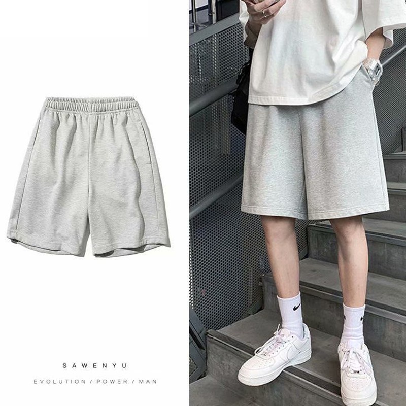 Quần Short Thể Thao Dáng Suông Chất Liệu Mau Khô Dễ Phối Đồ Thời Trang Phong Cách Hàn Quốc Cho Nam Size M-5XL Plus