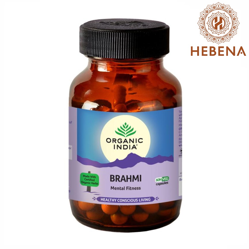 Viên uống bổ não - Organic India Brahmi - hebenastore