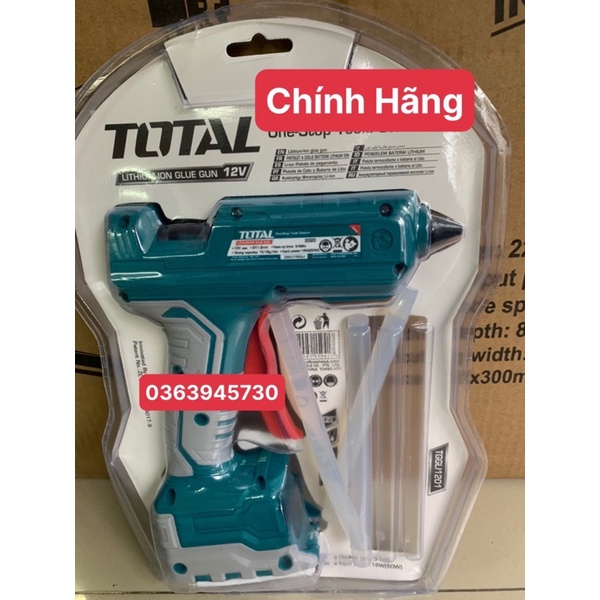 TOTAL Súng bắn keo dùng pin Lithium -S12 TGGLI1201