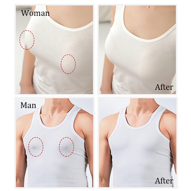 Miếng dán nhũ hoa bằng giấy tàng hình cho nam nữ (1 đôi)