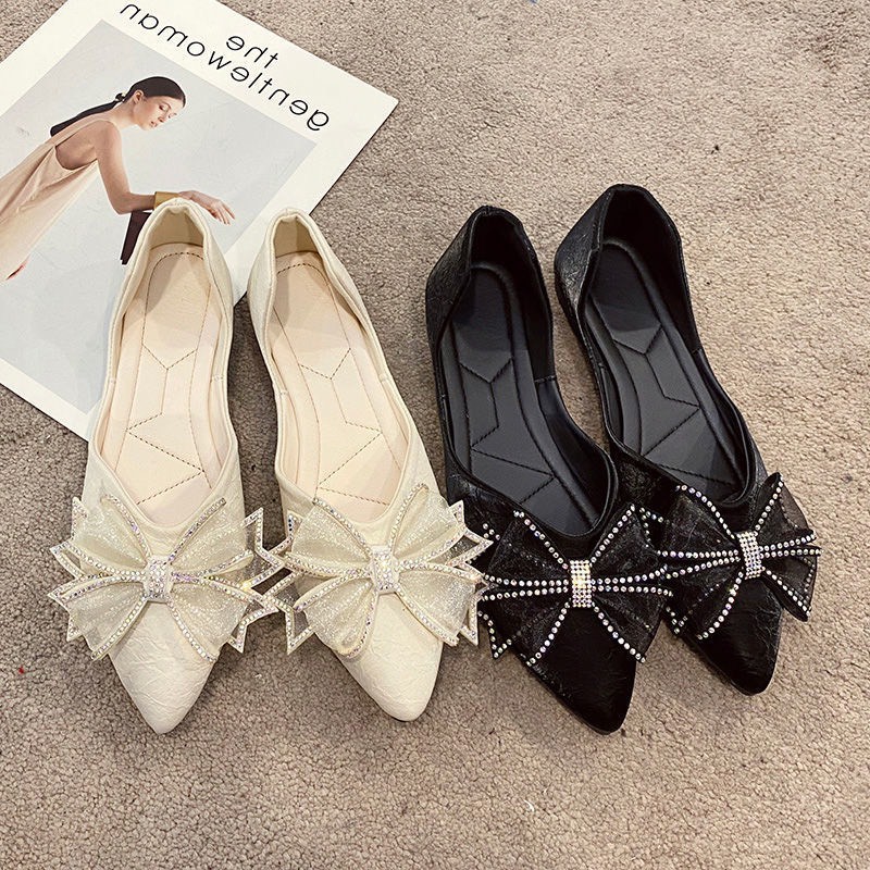 (S119) Giầy búp bê tag nơ đá hot trend (mã 219) | BigBuy360 - bigbuy360.vn