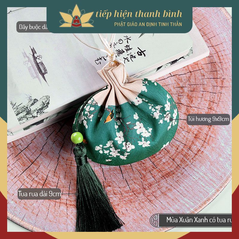 Túi Thơm Vải Gấm Sang Trọng Hà Bao May Mắn Cổ Trang Cosplay