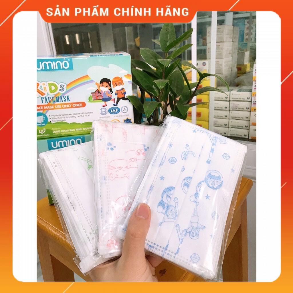 TÚI 10 CHIẾC KHẨU TRANG Y TÉ TRẺ EM 4 LỚP