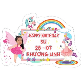 combo bảng tên chibi cho bé