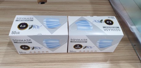 Khẩu trang y tế 4 lớp (hộp 50c)